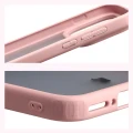 Etui Bizon Case Angelo do OPPO Find X10, półprzezroczyste z jasnoróżową ramką (4/6)