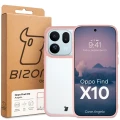 Etui Bizon Case Angelo do OPPO Find X10, półprzezroczyste z jasnoróżową ramką (6/6)