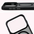 Etui z pierścieniem magnetycznym Bizon Case MatteO do OPPO Find X10, przydymione-czarne (4/8)