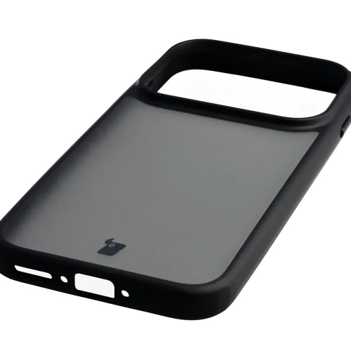 Etui + szkło hartowane Bizon Angelo Pack do OPPO Find X10, przydymione z czarną ramką (6/7)