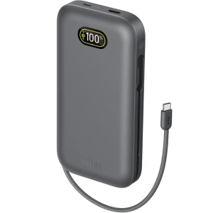Bateria Belkin UltraCharge Pro Laptop Power Bank 27K 240W 27000 mAh z kablem USB-C PD, czarna
