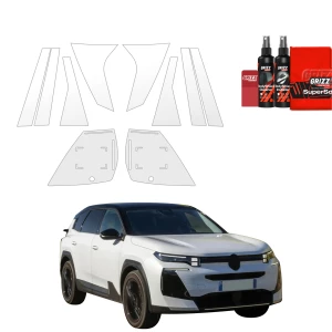 10w1 Bezbarwna folia ochronna Grizz Protector na słupki Citroen C5 Aircross SUV (2025-2026)