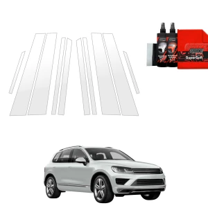 10w1 Bezbarwna folia ochronna Grizz Protector na słupki Volkswagen Touareg (2014-2018)
