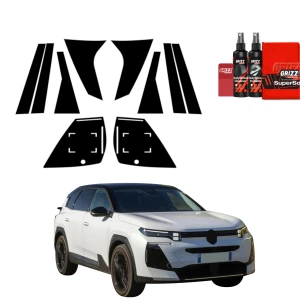 10w1 Czarna folia ochronna Grizz Protector na słupki Citroen C5 Aircross (2025-2026)