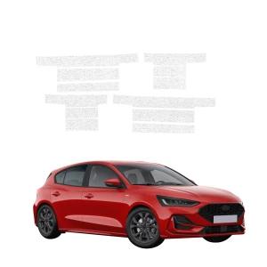 12w1 Biała powłoka techniczna Grizz Protector na progi Ford Focus ST-Line X Hatchback Facelift (2021-2025)