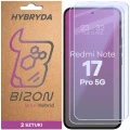 Elastyczne szkło hybrydowe Bizon Hybrid Mule Duo do Xiaomi Redmi Note 17 Pro 5G, 2 sztuki (1/4)