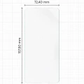 Folia hydrożelowa na ekran Bizon Film Hydrogel Front Duo do Motorola Edge 70 Plus, 2 sztuki (2/5)