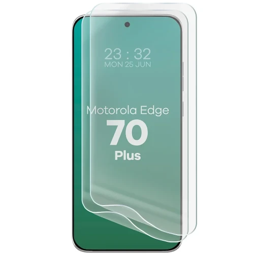 Folia hydrożelowa na ekran Bizon Film Hydrogel Front Duo do Motorola Edge 70 Plus, 2 sztuki (5/5)