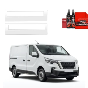 2w1 Bezbarwna folia ochronna Grizz Protector na progi Nissan Primastar 2 Facelift (2021-2026)