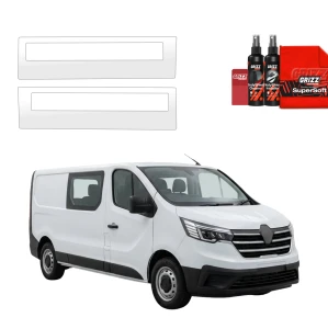 2w1 Bezbarwna folia ochronna Grizz Protector na progi Renault Trafic 3 Facelift (2020-2026)