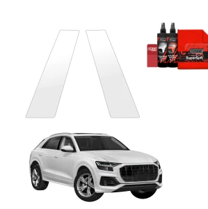 2w1 Bezbarwna folia ochronna Grizz Protector na słupki Audi Q8 (2018-2026)
