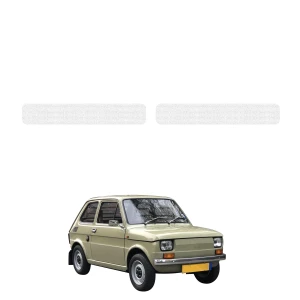 2w1 Biała powłoka techniczna Grizz Protector na progi Fiat 126P (1972-2000)