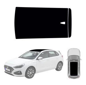 2w1 Czarna folia ochronna Grizz Protector na dach Hyundai i30 (2020-2026)