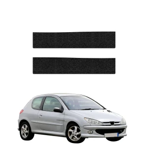 2w1 Czarna powłoka techniczna Grizz Protector na progi Peugeot 206 (1998-2009)
