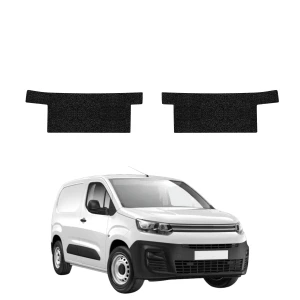 2w1 Czarna powłoka techniczna Grizz Protector na przednie progi bez wcięcia Citroen Berlingo VAN (2018-2026)