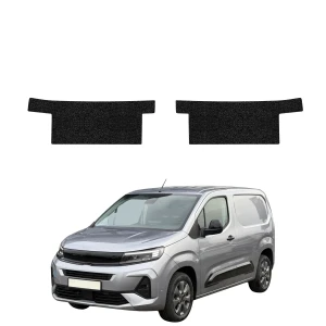 2w1 Czarna powłoka techniczna Grizz Protector na przednie progi bez wcięcia Opel Combo Cargo (2018-2026)