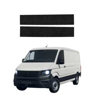 2w1 Czarna powłoka techniczna Grizz Protector na przednie progi Volkswagen Crafter (2016-2026)