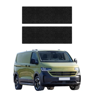 2w1 Czarna powłoka techniczna Grizz Protector na przednie progi Volkswagen Transporter (2024-2026)