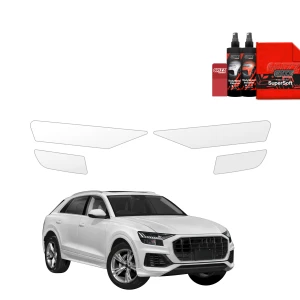 4w1 Bezbarwna folia ochronna Grizz Protector na lampy Audi Q8 (2018-2026)
