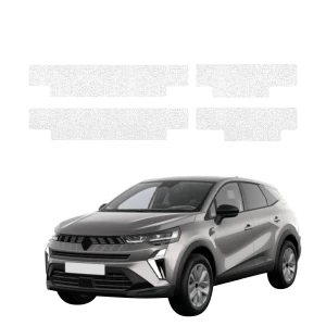 4w1 Biała powłoka techniczna Grizz Protector na całe progi Renault Symbioz (2024-2026)