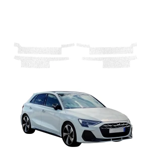 4w1 Biała powłoka techniczna Grizz Protector na progi Audi A3 8Y Hatchback 5D (2024-2026)