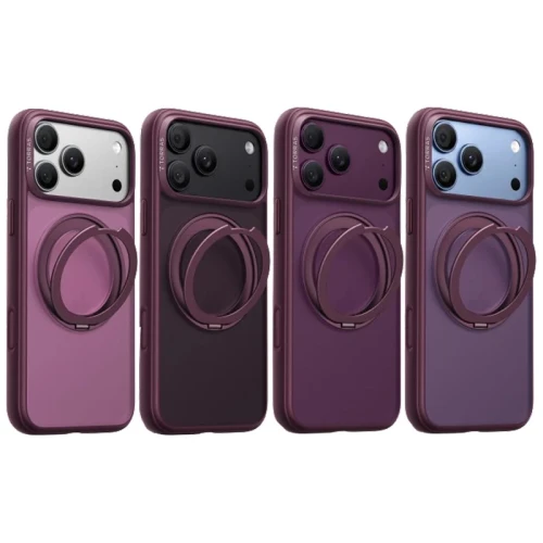Etui Torras O1 Guardian do iPhone 18 Pro / 17 Pro do MagSafe, burgundowe (8/8)
