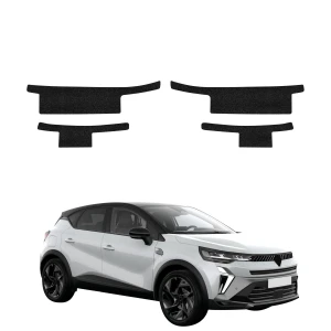 4w1 Czarna powłoka techniczna Grizz Protector na progi Renault Captur (2024-2026)