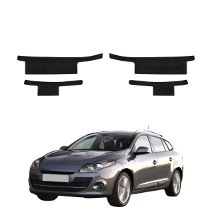 4w1 Czarna powłoka techniczna Grizz Protector na progi Renault Megane 3 Kombi 5D (2008-2012)