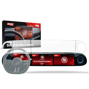 4w1 Folia antyodciskowa Grizz Protector na ekran Mercedes CLA Superscreen (2026), matowa