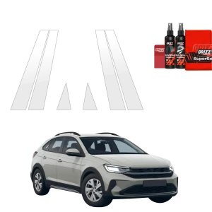 6w1 Bezbarwna folia ochronna Grizz Protector na słupki Volkswagen Taigo (2026)