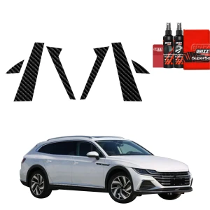 6w1 Karbonowa folia ochronna Grizz Protector na słupki Volkswagen Arteon Shooting Brake (2019-2025)