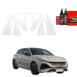 8w1 Bezbarwna folia ochronna Grizz Protector na słupki Peugeot 308 GT Hatchback (2026)