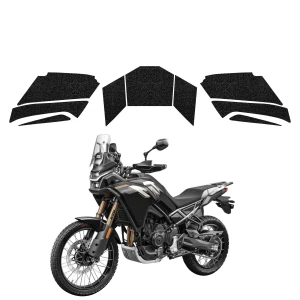 9w1 Czarna powłoka techniczna Grizz Protector na górę zbiornika i boczną owiewkę CFMOTO 450MT (2024-2026)