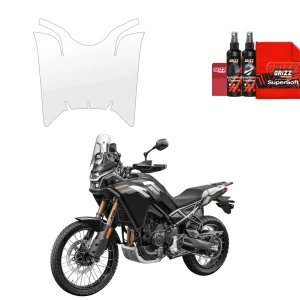 Bezbarwna folia ochronna Grizz Protector na górę zbiornika CFMOTO 450MT (2024-2026)