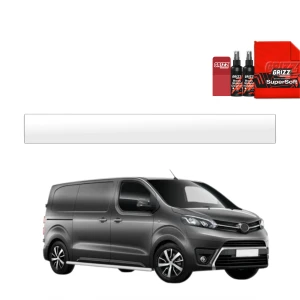 Bezbarwna folia ochronna Grizz Protector na lewy próg drzwi ładowni Toyota Proace (2024-2026)