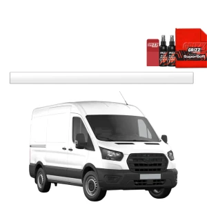 Bezbarwna folia ochronna Grizz Protector na prawy próg drzwi ładowni Ford Transit (2020-2026)