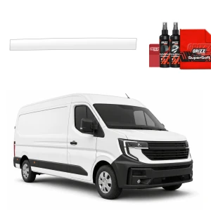 Bezbarwna folia ochronna Grizz Protector na prawy próg drzwi ładowni Renault Master 4 (2024-2026)