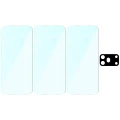 3x Szkło hartowane + szybka na aparat Bizon Glass Clear Pack do HONOR 600 Pro 5G (6/6)