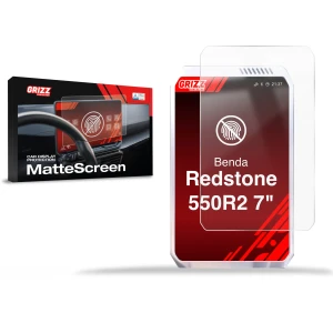 Folia antyodciskowa Grizz Protector na ekran BENDA Redstone 550R2 7" (2025-2026), matowa