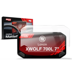 Folia antyodciskowa Grizz Protector na ekran Loncin XWOLF 700L 5" (2025-2026), matowa