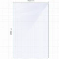 2x Szkło hybrydowe z eko aplikatorem Bizon Eplikator Tab Hybrid Mule do Galaxy Tab S10 FE Plus (2/5)