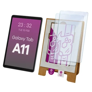 2x Szkło hybrydowe z eko aplikatorem Bizon Eplikator Tab Hybrid Mule do Galaxy Tab A11