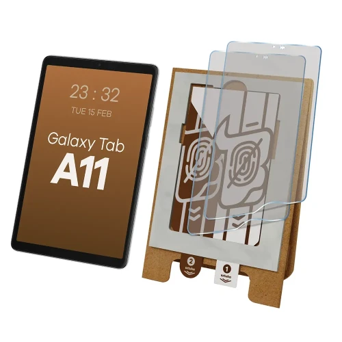 2x Folia matowa z eko aplikatorem Bizon Eplikator Tab Film Matte do Galaxy Tab A11 (1/5)
