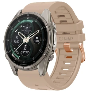 Pasek Tech-Protect Silicone do QuickFit 20 mm, pudrowo-beżowe