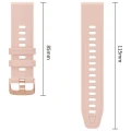 Pasek Tech-Protect Silicone do QuickFit 20 mm, pudrowy róż (8/9)