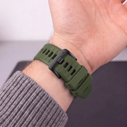 Pasek Tech-Protect Silicone do QuickFit 22 mm, zielony (5/9)