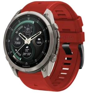 Pasek Tech-Protect Silicone do QuickFit 22 mm, czerwone