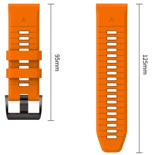 Pasek Tech-Protect Iconband Pro do QuickFit 26 mm, pomarńczowo-czarne (8/9)
