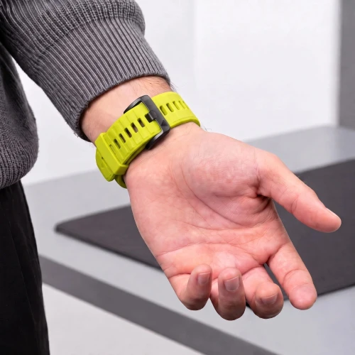Pasek Tech-Protect Iconband Pro do QuickFit 26 mm, limonkowo-czarne (5/9)