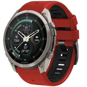 Pasek Tech-Protect Iconband Pro do QuickFit 22 mm, czerwono-czarne